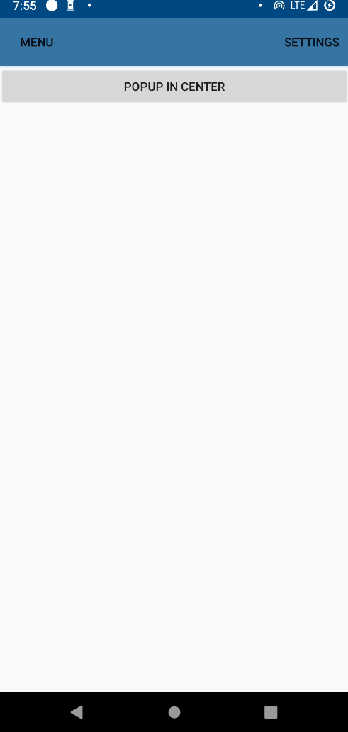 Popupwindow - Reference - Enaml-native - CodeLV