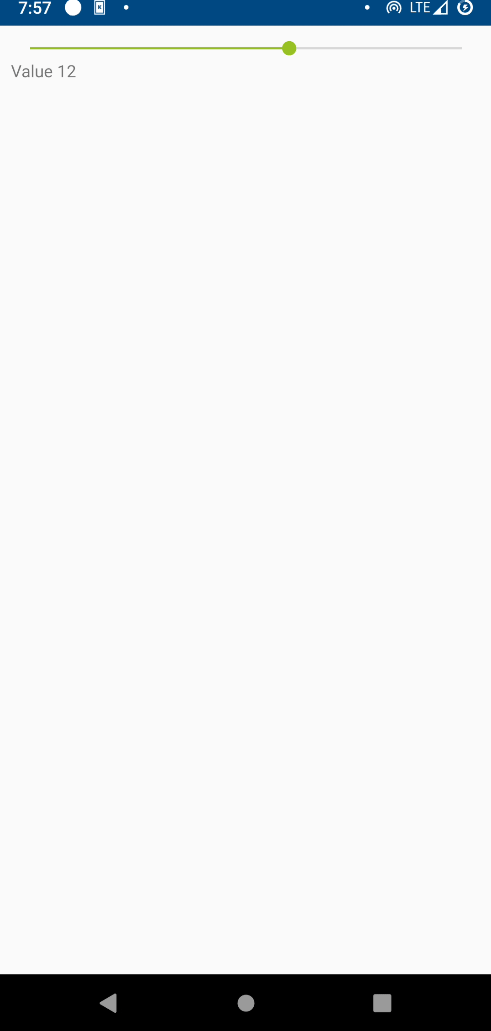 Seekbar - Reference - Enaml-native - CodeLV
