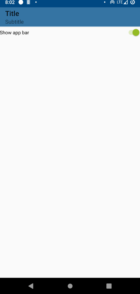 Toolbar - Reference - Enaml-native - CodeLV