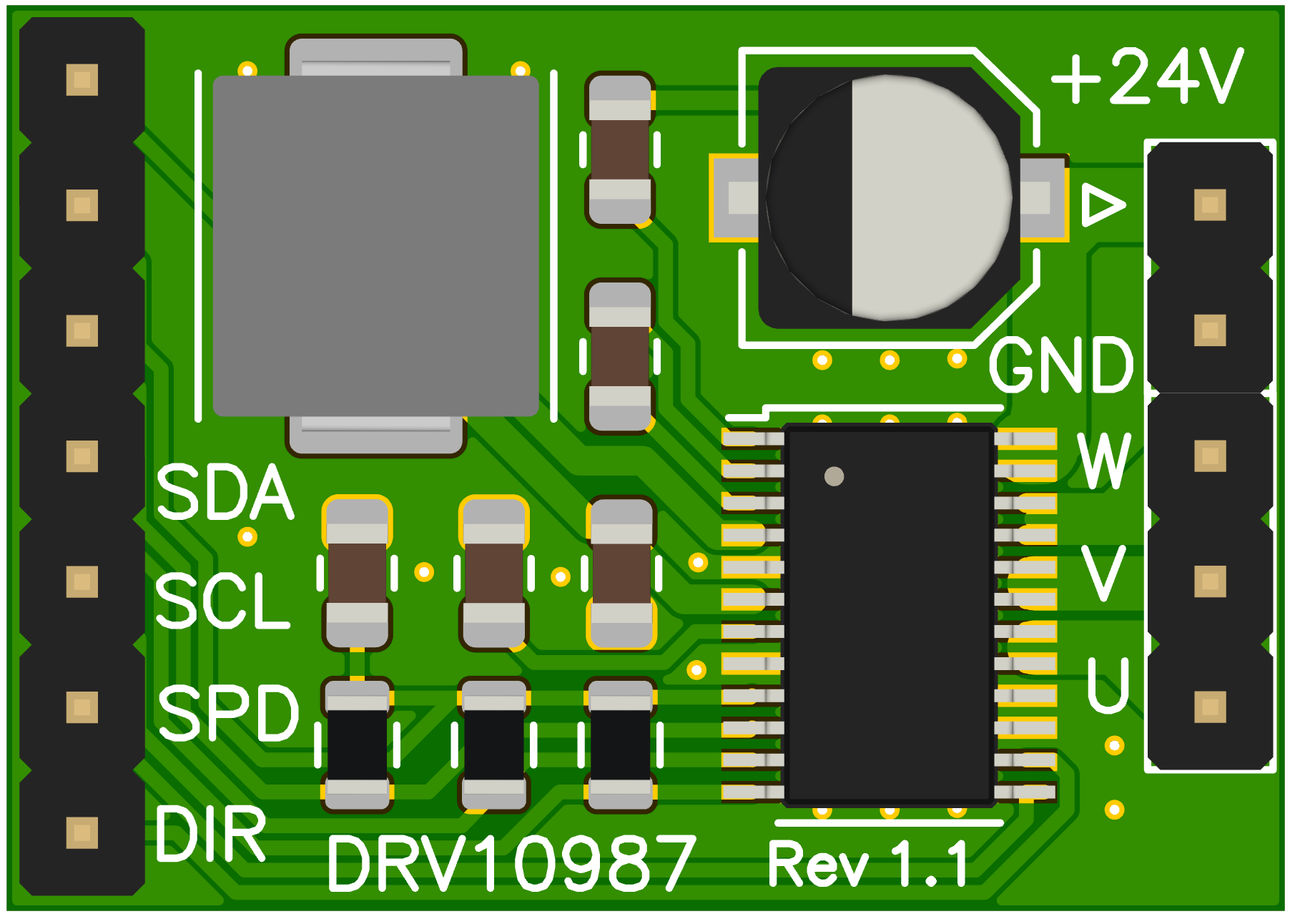 DRV10987 EVM top